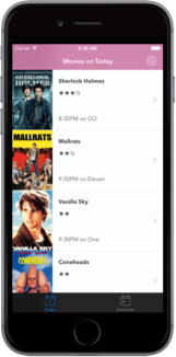 Couch Movies iPhone app screenshot